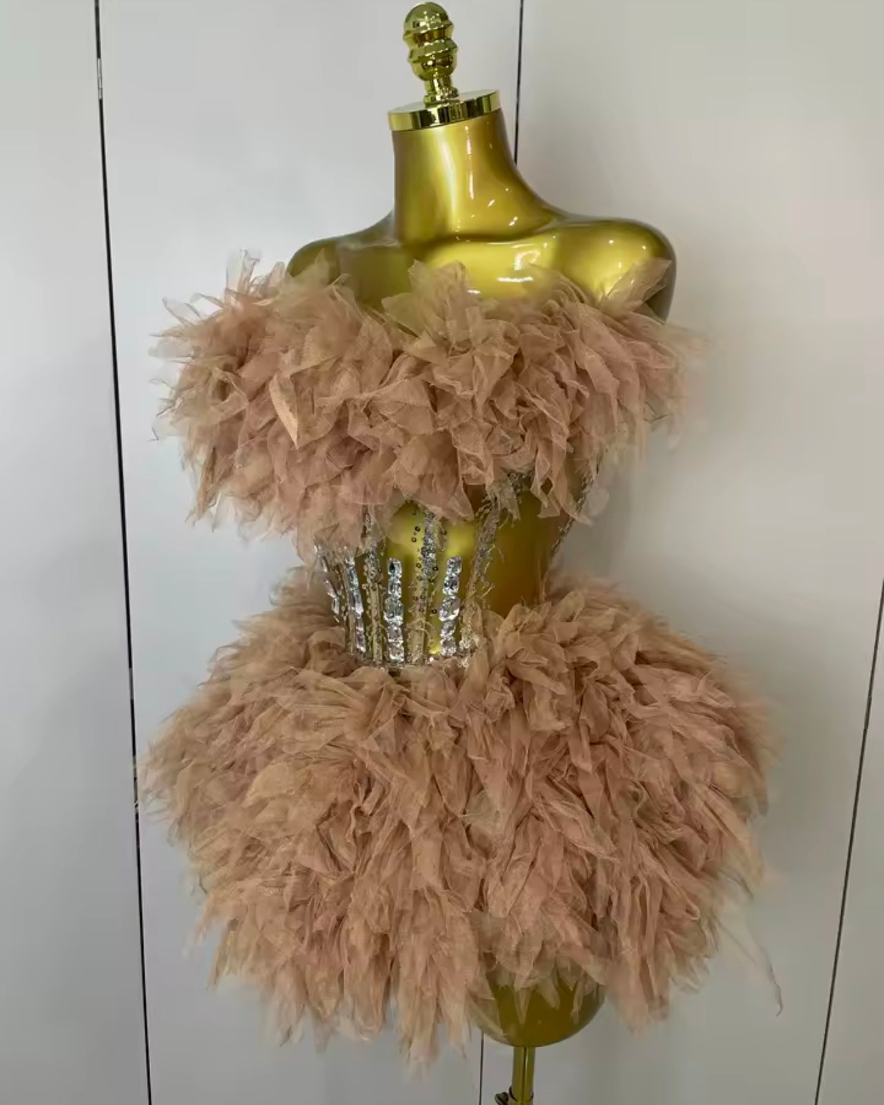 DRESS - CYCLAMEN BEIGE