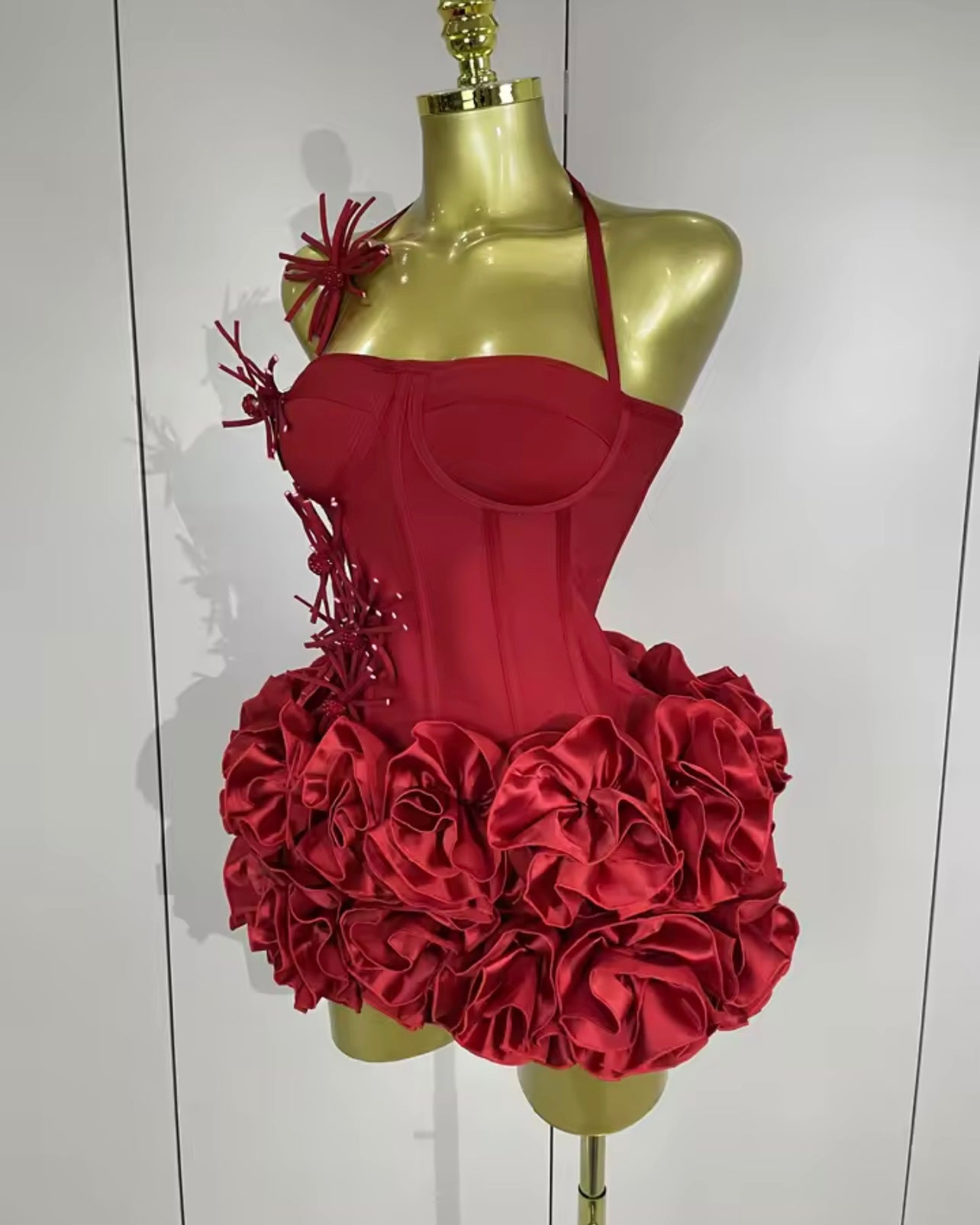 DRESS - IRIS RED