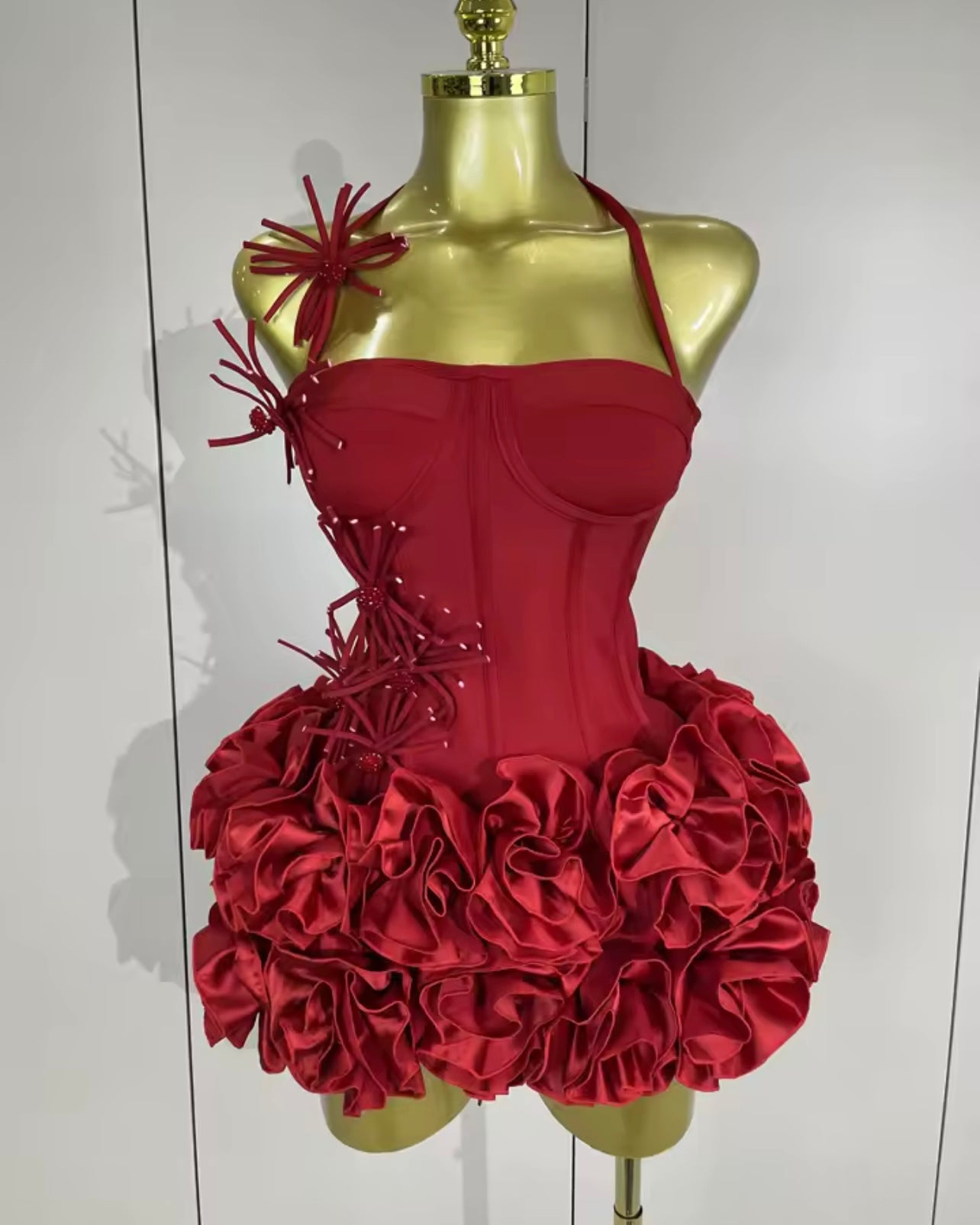 DRESS - IRIS RED