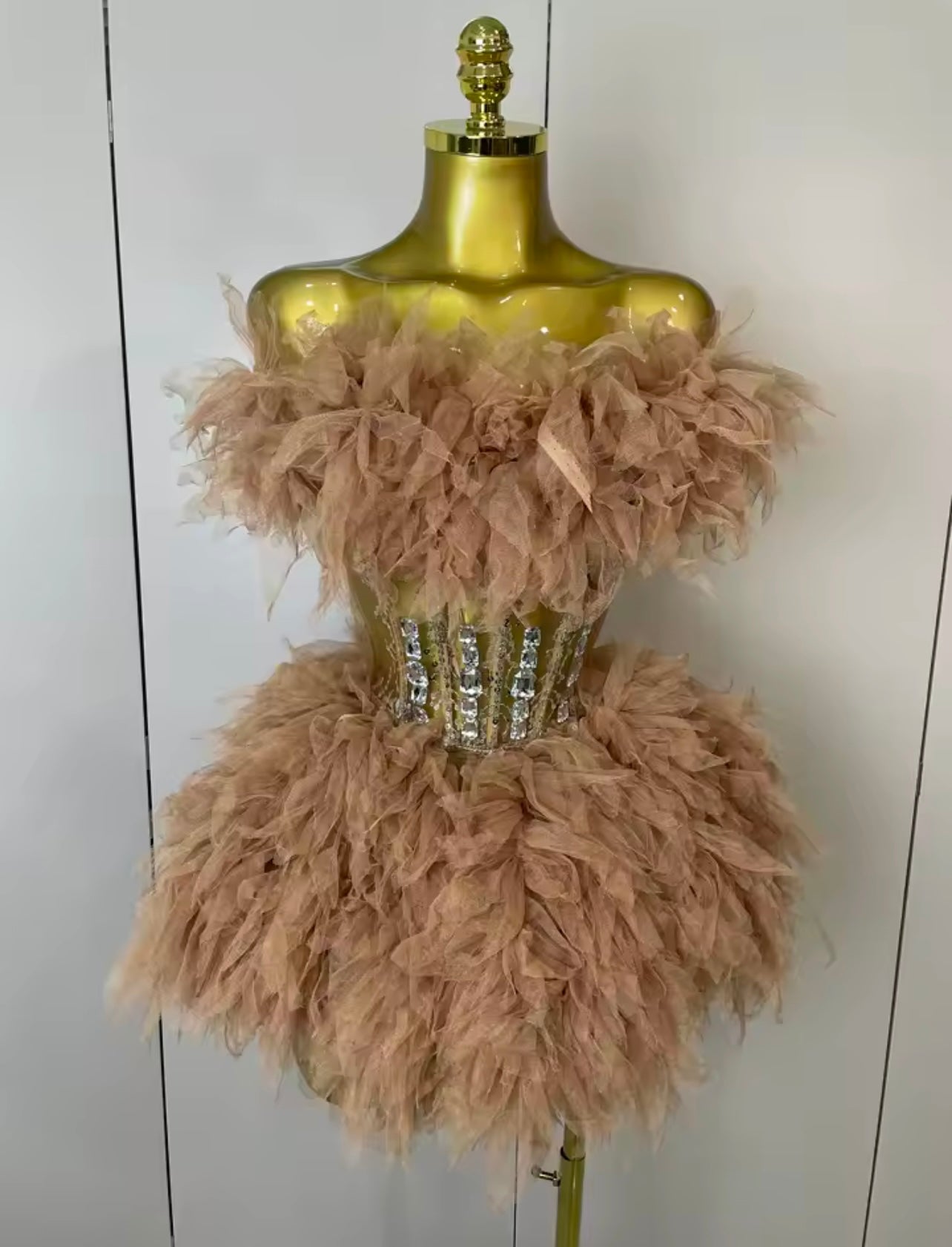 DRESS - CYCLAMEN BEIGE