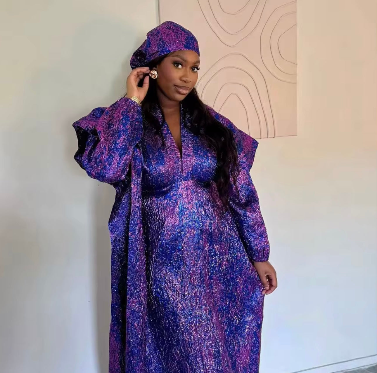 ROBE BOUBOU ÉLÉGANTE RELIEFS