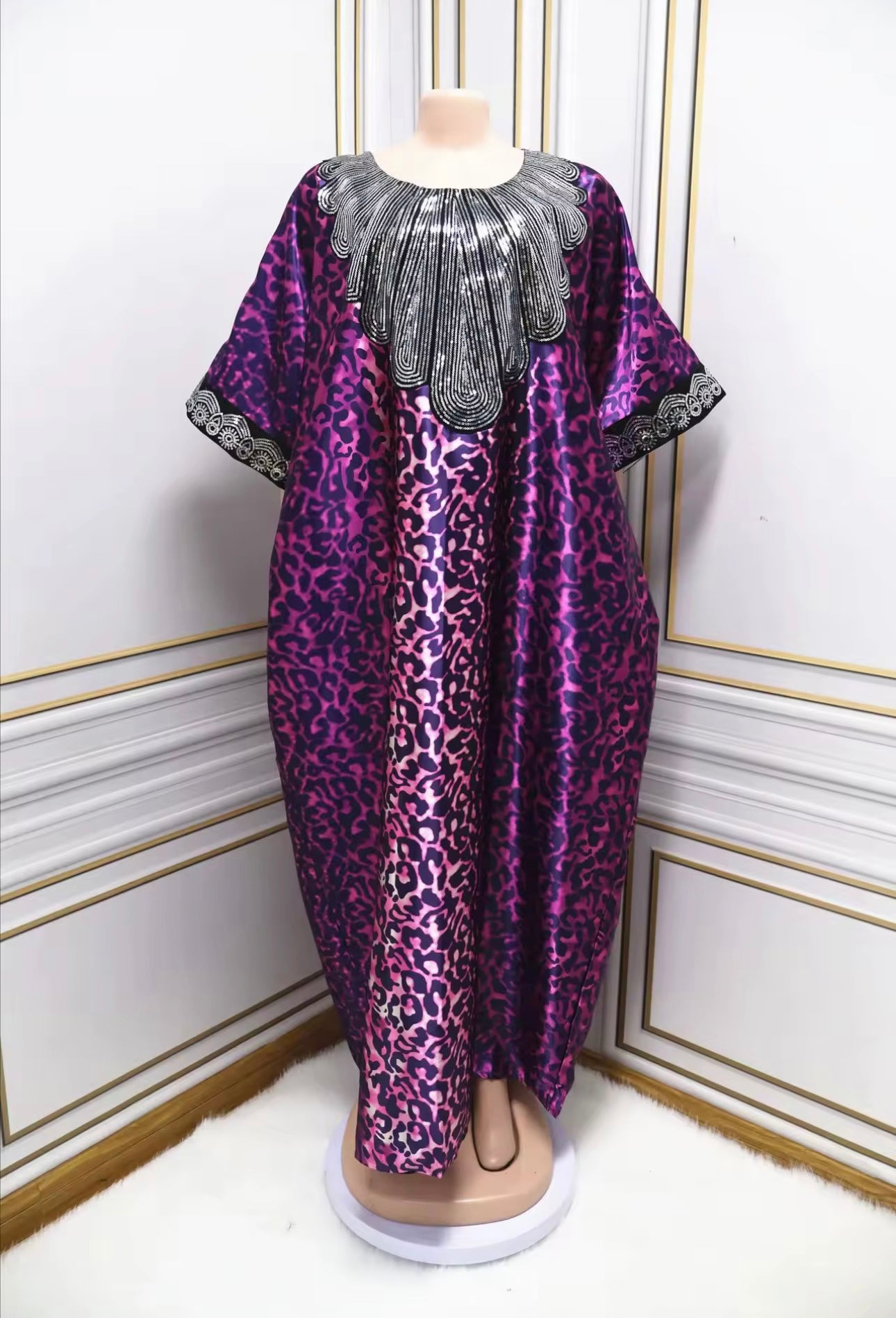 ROBE BOUBOU A MOTIF