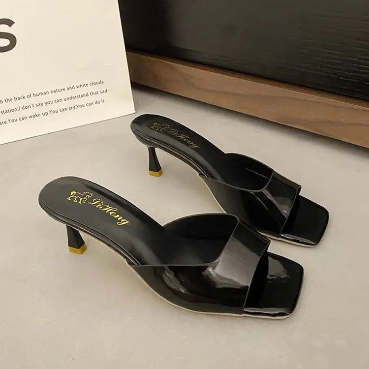 ELEGANT HEEL MULE
